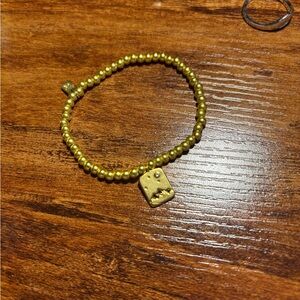 Gold Beaded Bracelet